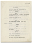 Lot of 12 Comedy Skits & Jokes Plus The Stooges' Tour Schedule, Comprising 56pp., Several Annotated by Moe -- Circa 1960s With Curly Joe -- Sizes Vary, Most 8.5'' x 11'' -- Very Good Condition